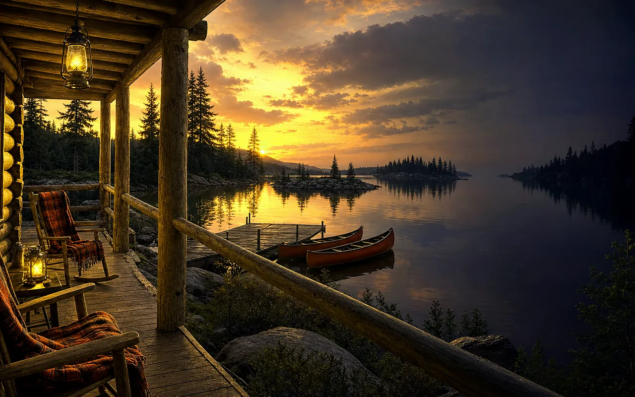 Cabin Porch Halt